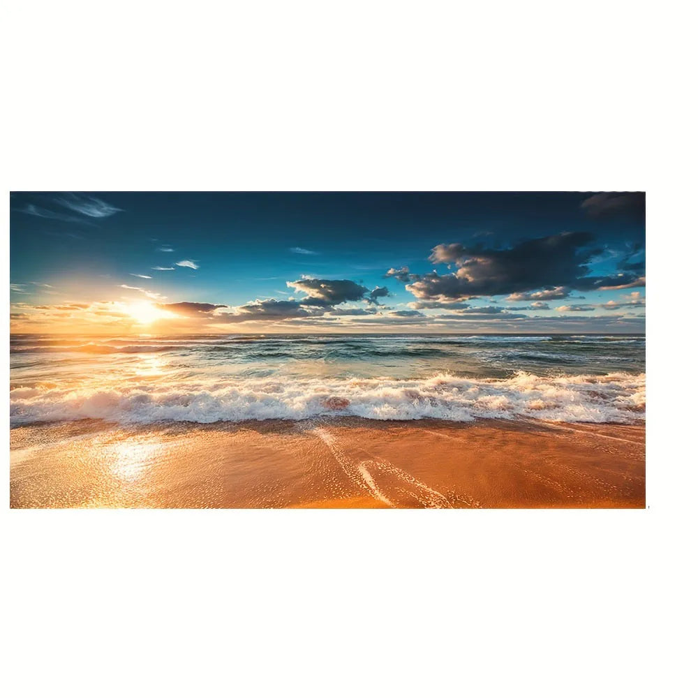 Beach Sunset Canvas Print for Home Decor