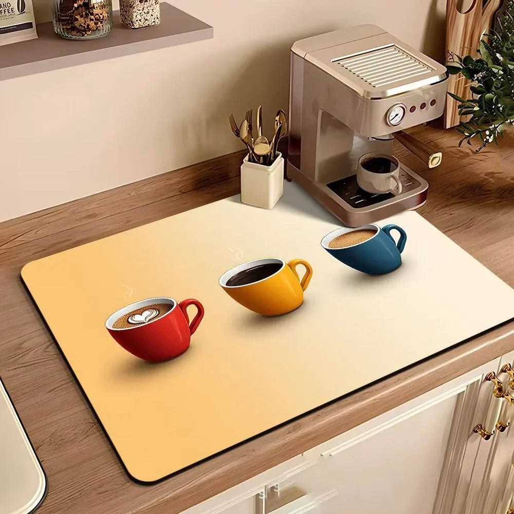 Waterproof Non-slip Coffee Machine Drain Pad Mat