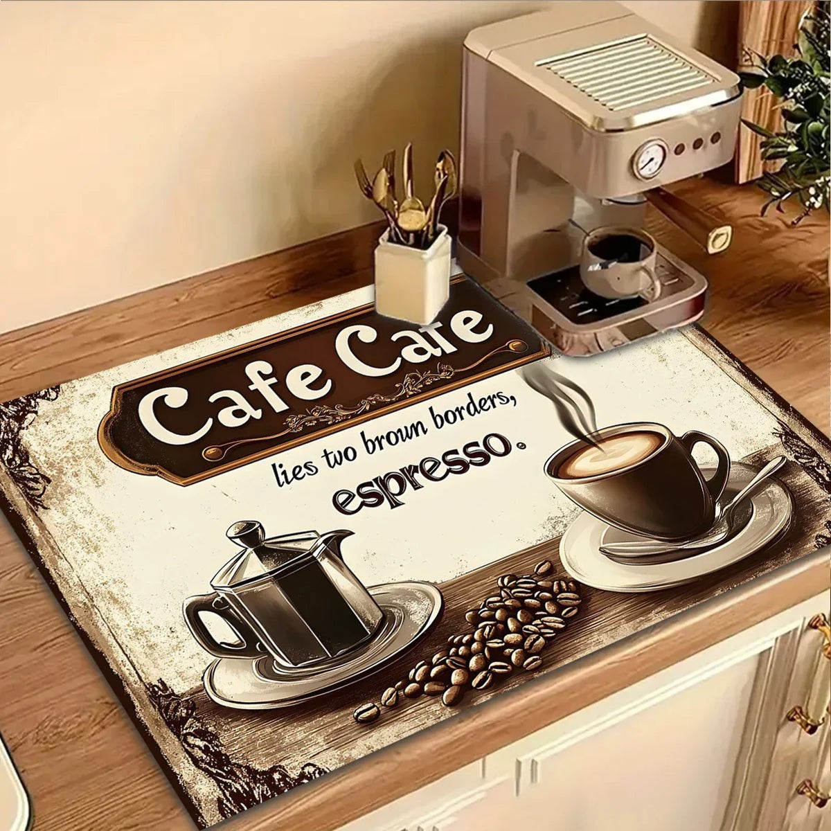 Waterproof Non-slip Coffee Machine Drain Pad Mat