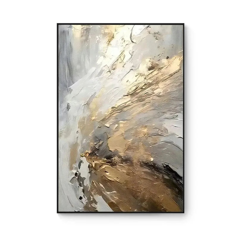 Hand Painted Acrylic Abstract Oil Painting Wall Decor
