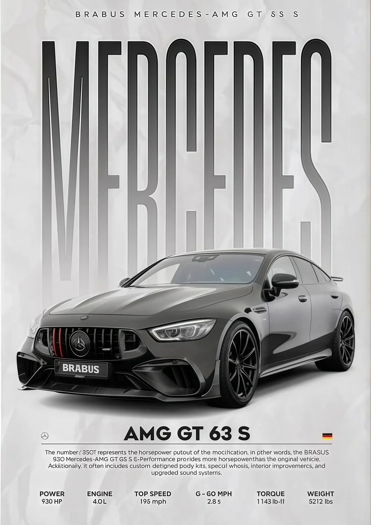 W16 750S Canvas Painting Sports Car Wall Art