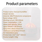 Charcoal Flame Essential Oil Diffuser 300ml Humidifier