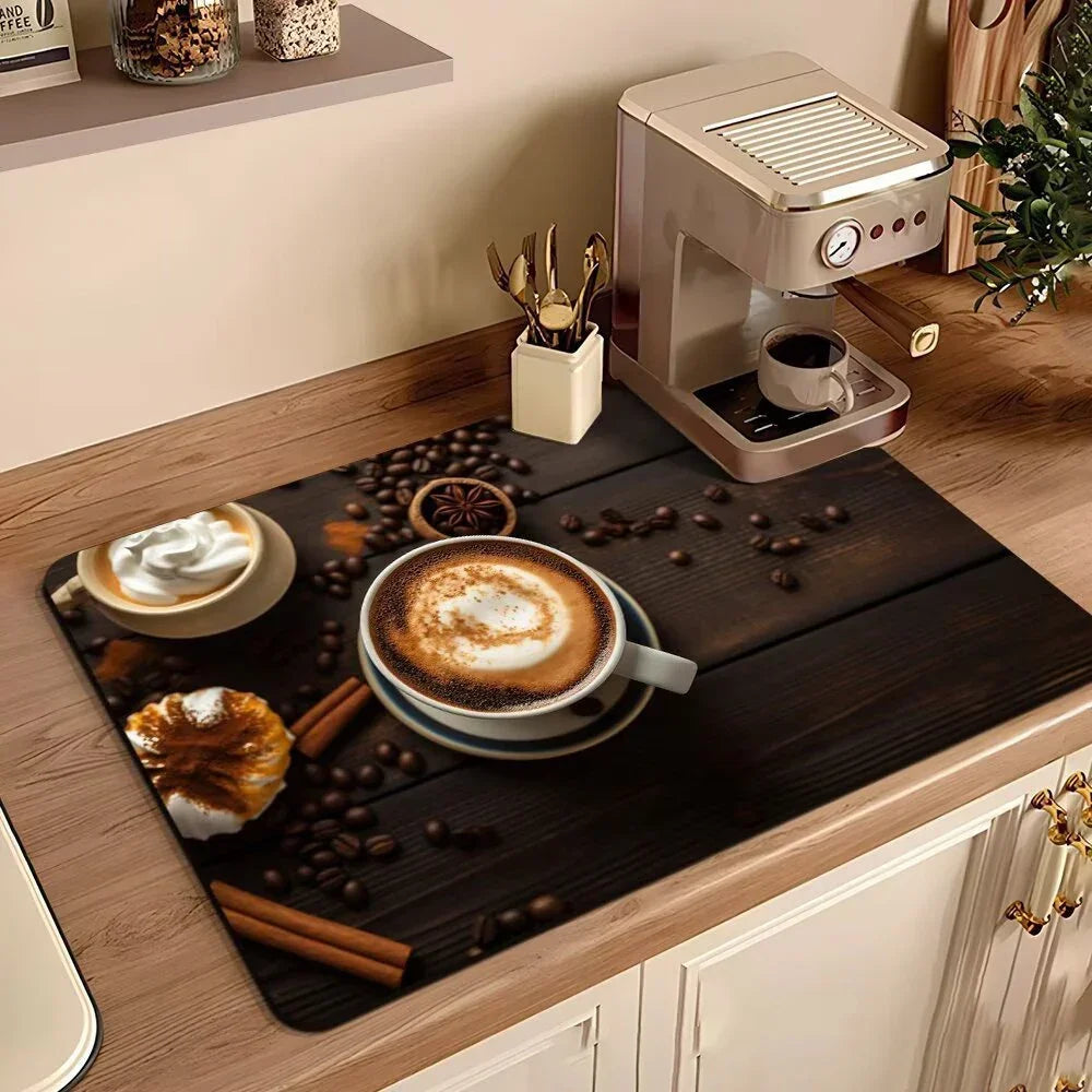 Waterproof Non-slip Coffee Machine Drain Pad Mat