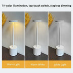 Black Metal LED Table Lamp with Touch Control