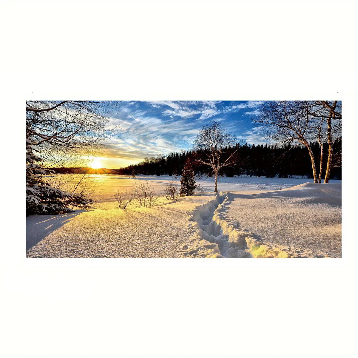Beach Sunset Canvas Print for Home Decor