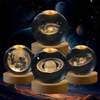 3D Crystal Ball Night Light Lamp for Kids 5cm