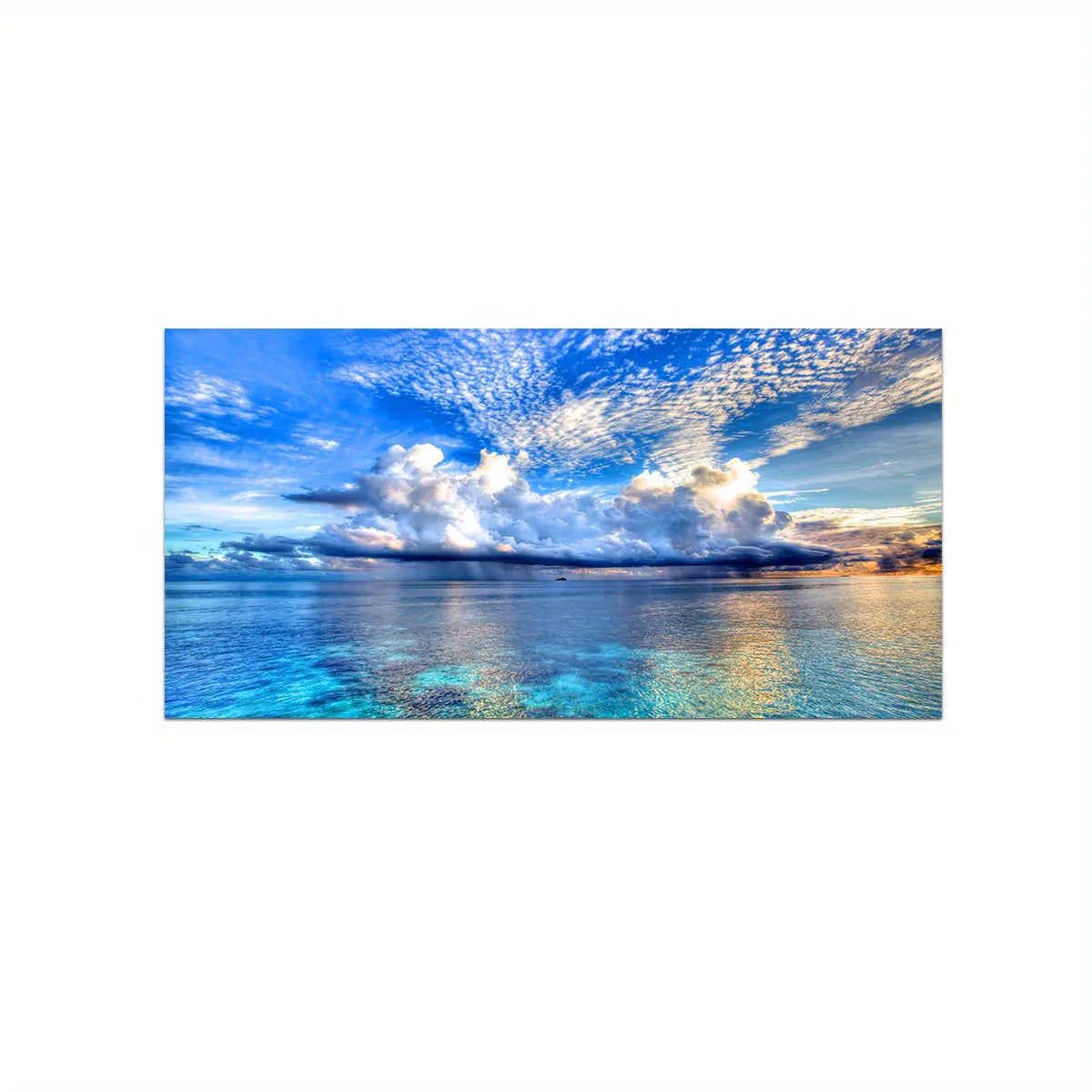 Beach Sunset Canvas Print for Home Decor