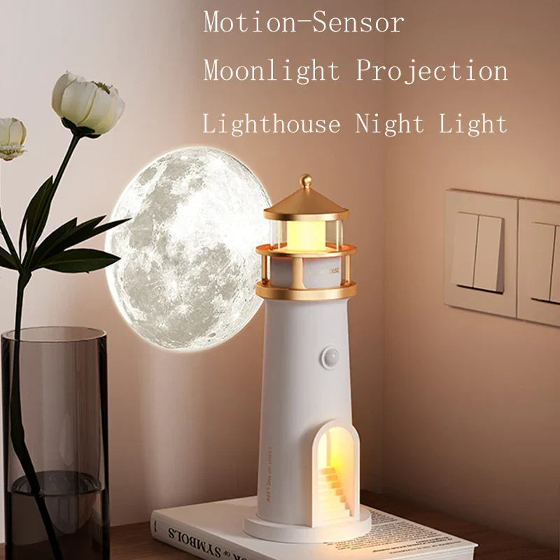 Moon Projection Night Light with Bluetooth Speaker