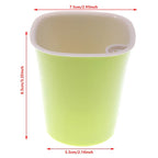 Self Watering Plastic Flower Pot in White