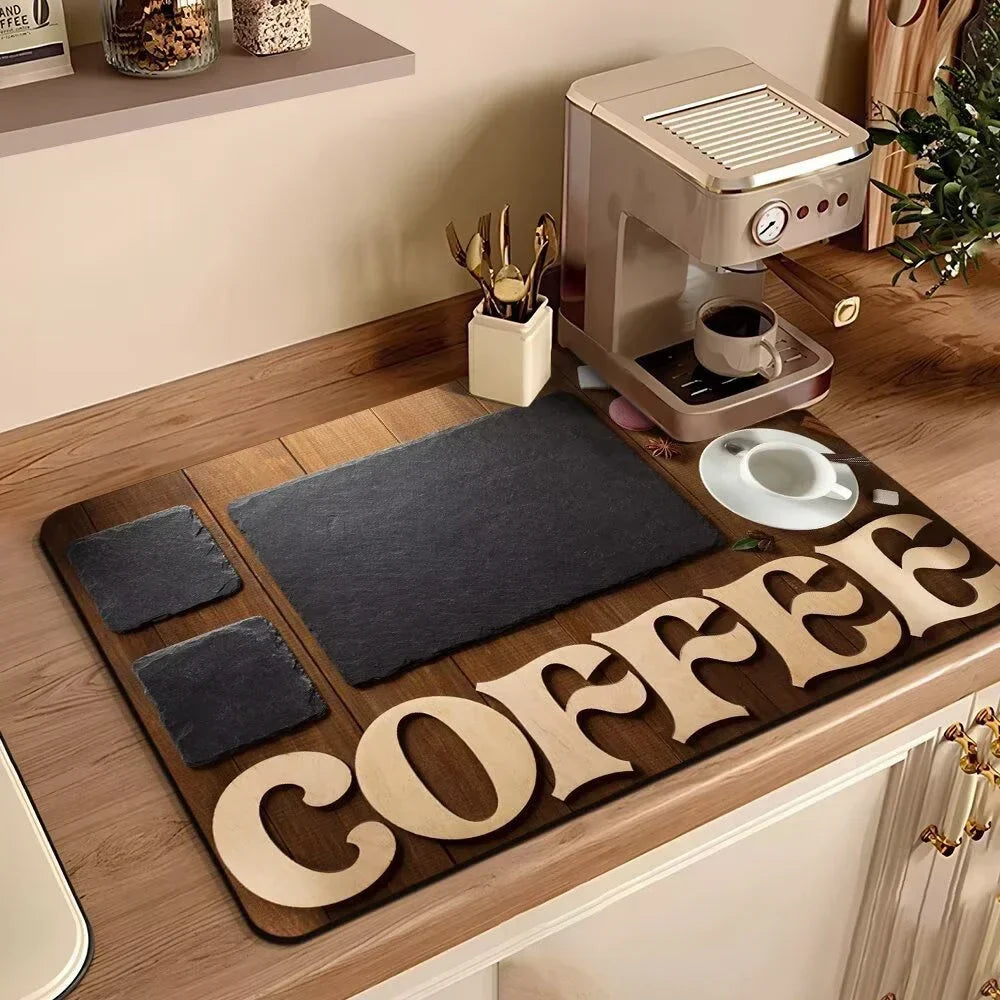 Waterproof Non-slip Coffee Machine Drain Pad Mat