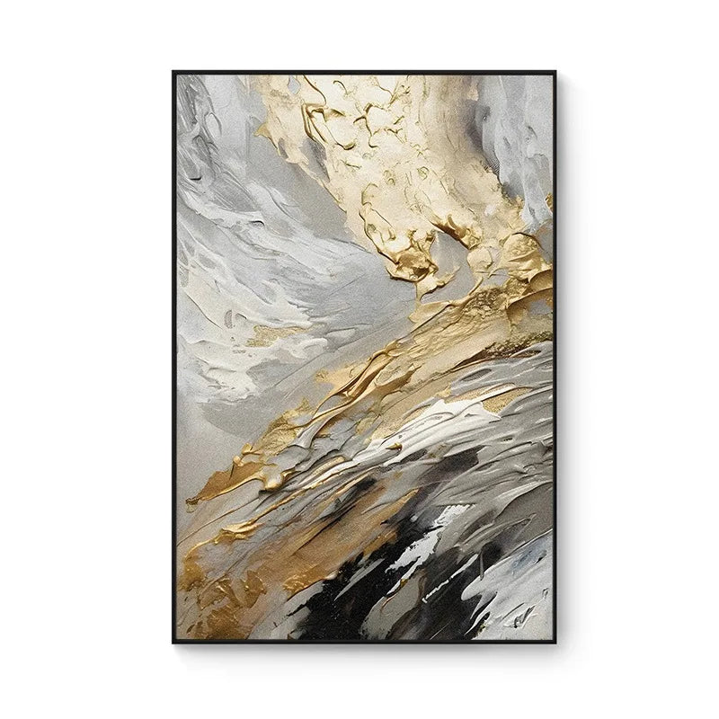 Hand Painted Acrylic Abstract Oil Painting Wall Decor