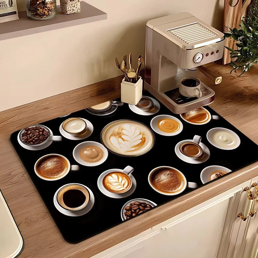 Waterproof Non-slip Coffee Machine Drain Pad Mat