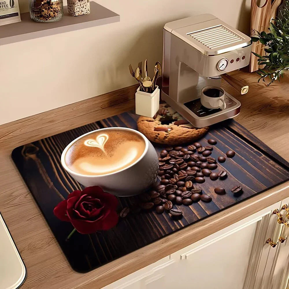 Waterproof Non-slip Coffee Machine Drain Pad Mat
