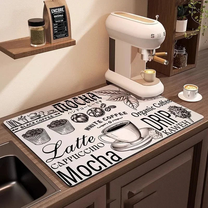 Waterproof Non-slip Coffee Machine Drain Pad Mat