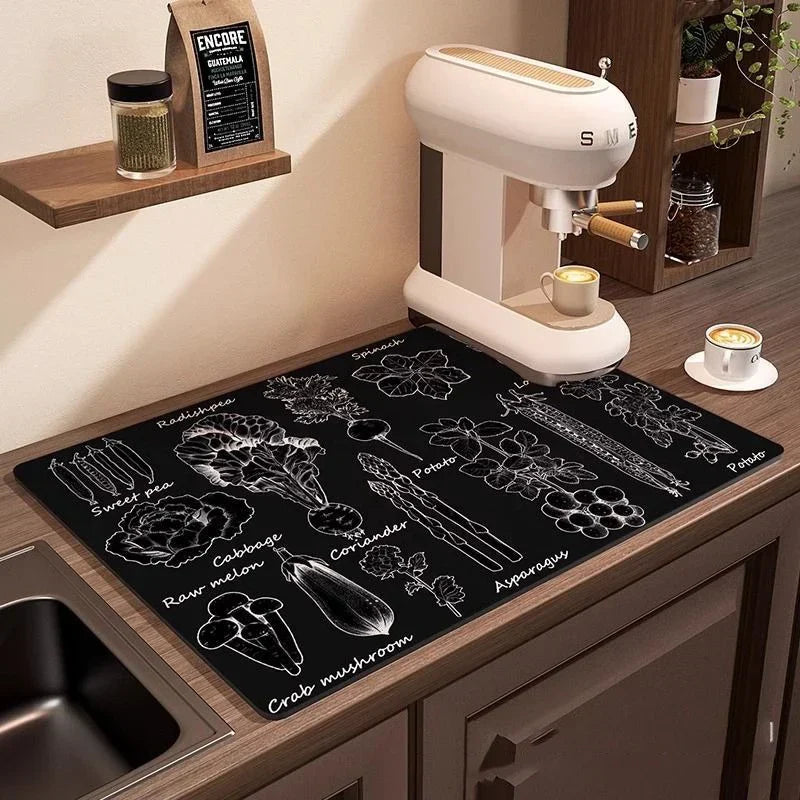 Waterproof Non-slip Coffee Machine Drain Pad Mat